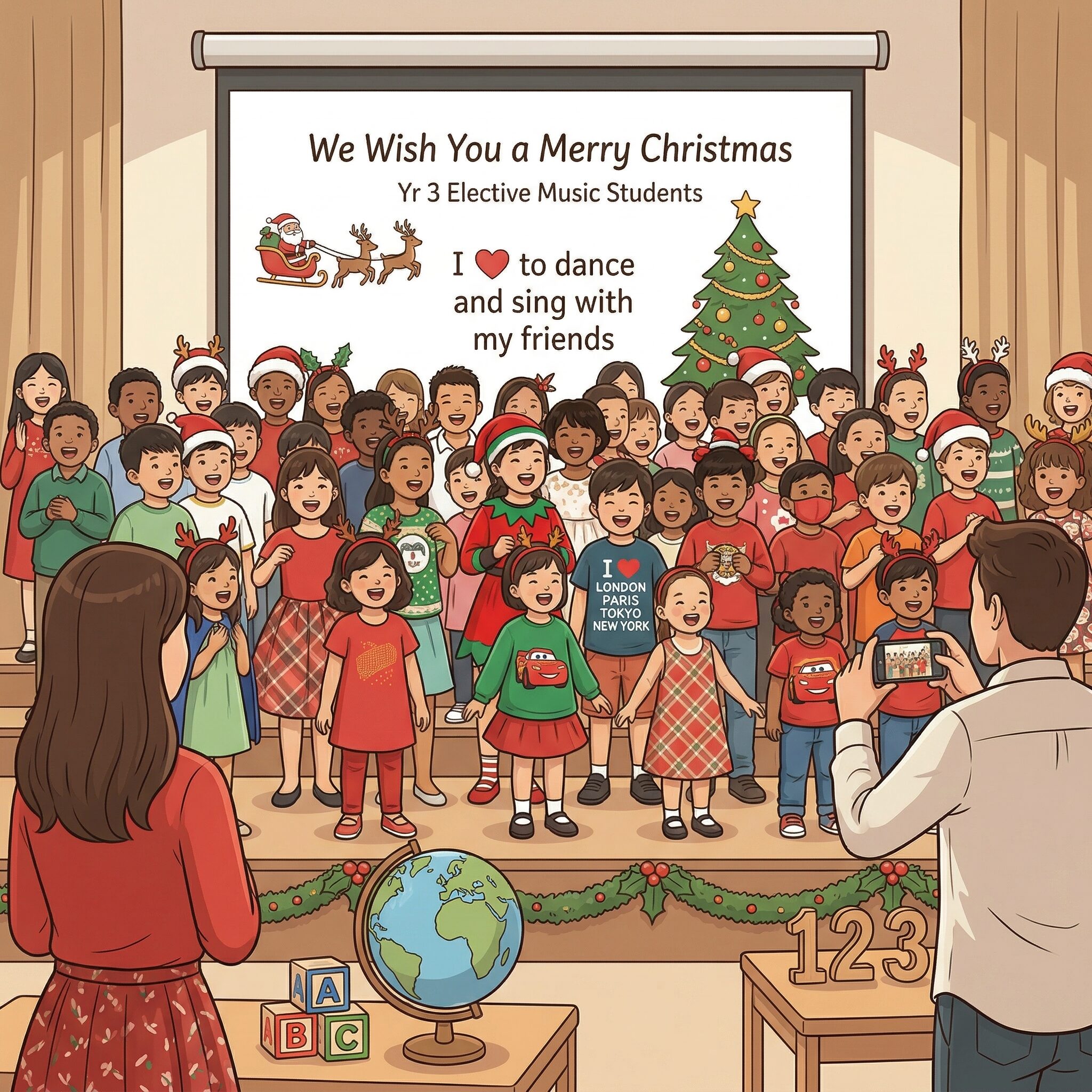 クリスマスイベントの様子